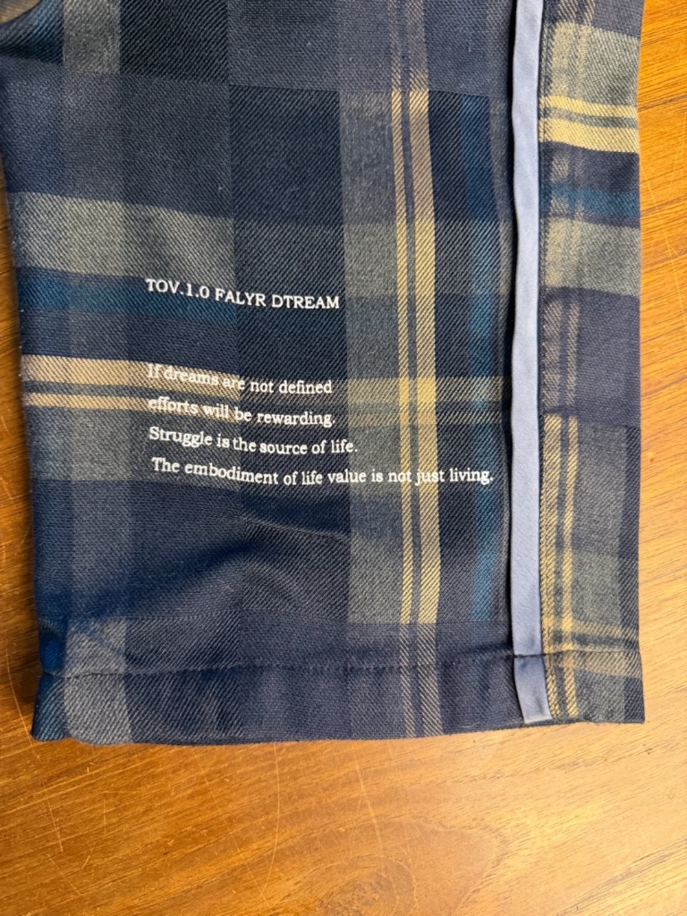 Heron Preston FW19 Plaid Stripe Track Pants Rare Text Made in Italy Size med - Picture 13 of 15